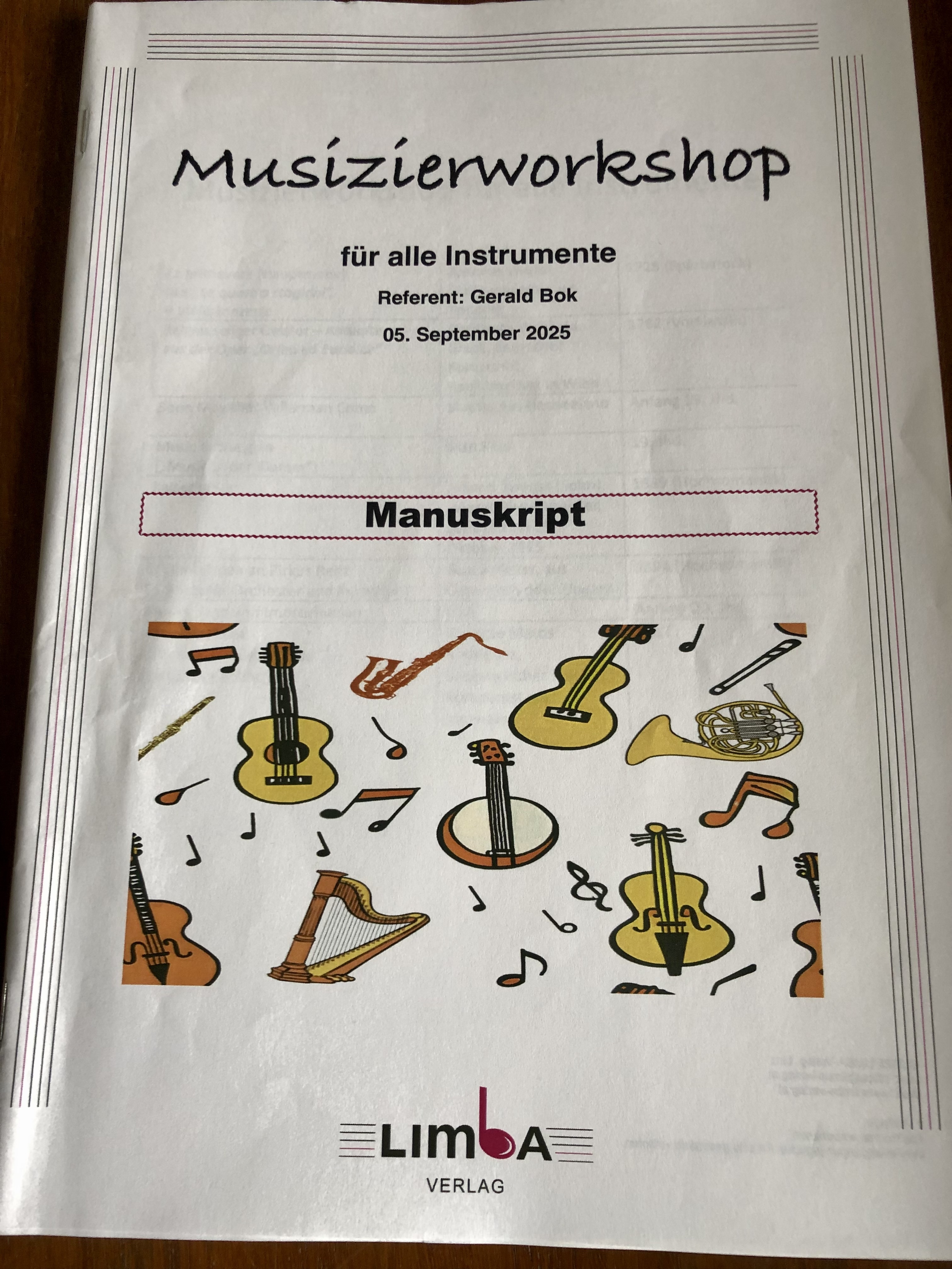 Musizierworkshop – Für alle Instrumente (Nachlese)
